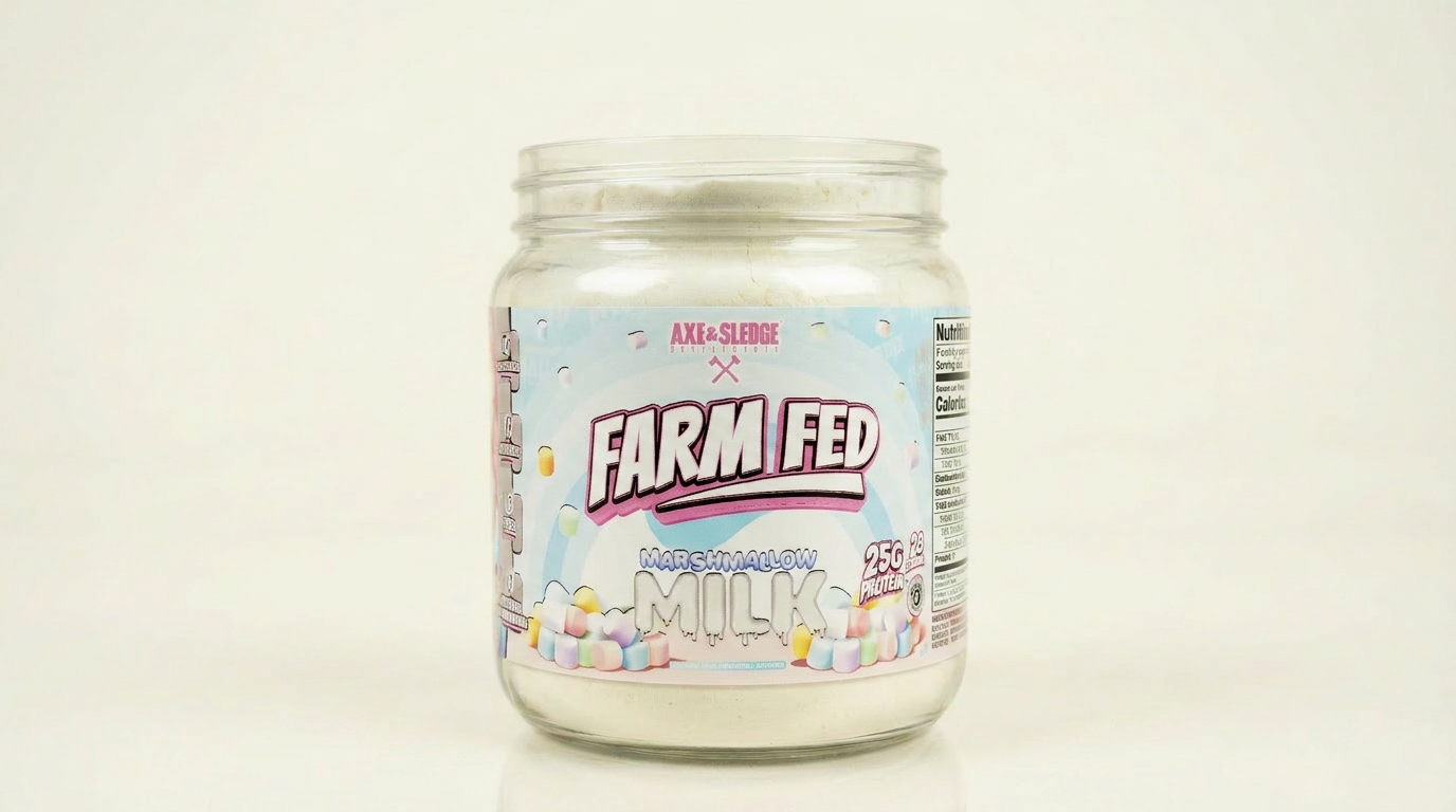Axe & Sledge Farm Fed Protein Marshmallow Milk protein sampler